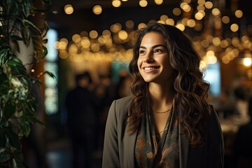 A colleague grins mischievously, their eyes twinkling.