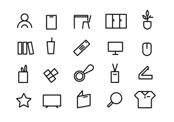 Office Icons, simple design icon 