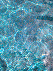 Blue swimming pool background