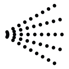 Spray steam icon. Aerosol haze, scatter gas or deodorant cloud. Sprinkle stream pictograms for sanitizer diffuser or spraying water, perfume, paint or deodorant