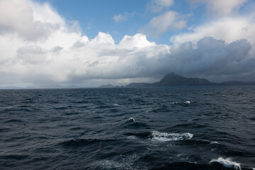 Argentina Beagle Channel on a sunny winter day