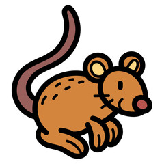mouse filled outline icon style