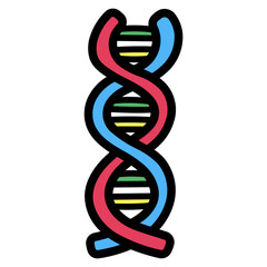 dna filled outline icon style