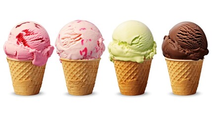 Assorted Ice Cream Scoops Collection