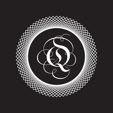 recommend clip art: White color all font vector logo design in black background,