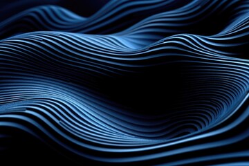 photo of an horizontal artificial blue topography