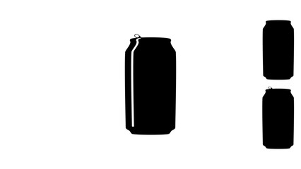 Soda Drink bottle silhouette