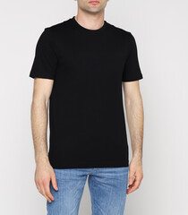 Obraz premium man in white t shirt
