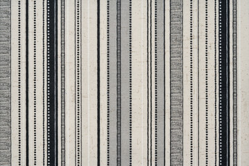 Fabric texture with striped pattern.
