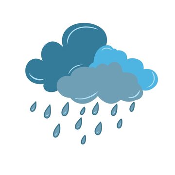 Rain Cloud  Illustration 