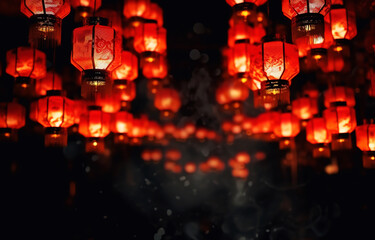 Chinese lanterns, Chinese New Year.