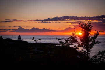 Sunset at Bay of Fundy