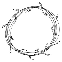 Fototapeta na wymiar laurel wreath vector