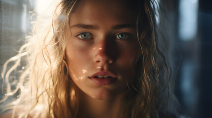  emotive portrait of an individual facing the daily challenges of life