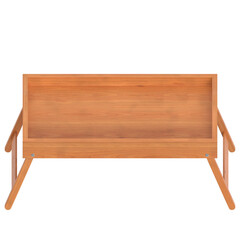 3D rendering illustration of a breakfast serving tray