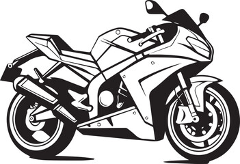 Fototapeta na wymiar motorcycle on a white background vector