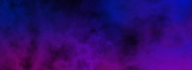 Fototapeta na wymiar Colorful smoke on a black background