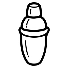 shaker line icon style