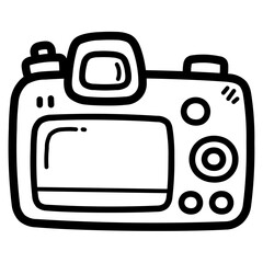 camera line icon style