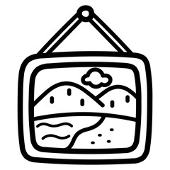 picture line icon style