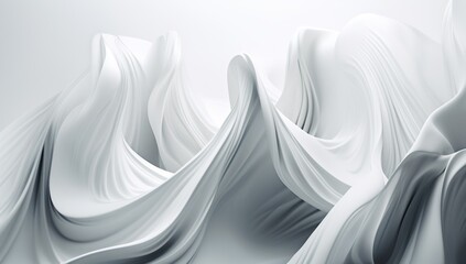 white background with abstract shape