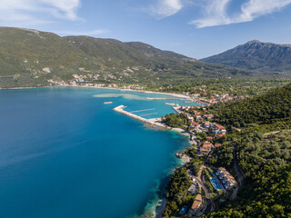 Obraz premium Vasiliki resort on the island of Lefkada in Greece