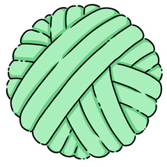 knitting wool ball