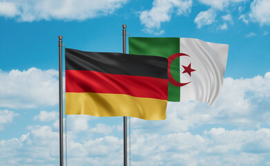 Germany and Algeria national flag