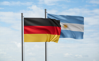 Argentina and Germany flag