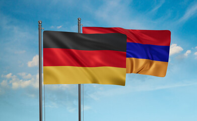 Armenia and Germany flag