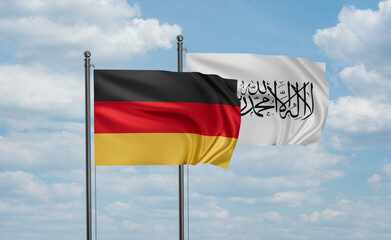 Germany and Afghanistan national flag