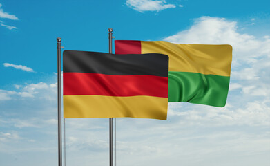 Guinea-Bissau and Germany flag