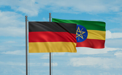 Ethiopia and Germany flag