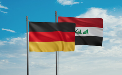 Iraq and Germany flag