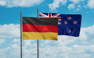 New Zealand and Germany flag