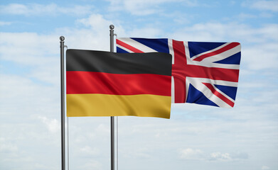 United Kingdom and Germany flag