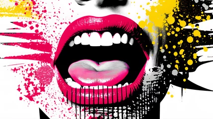 collage in contemporary punk grunge style. Modern poster © Clipart Collectors