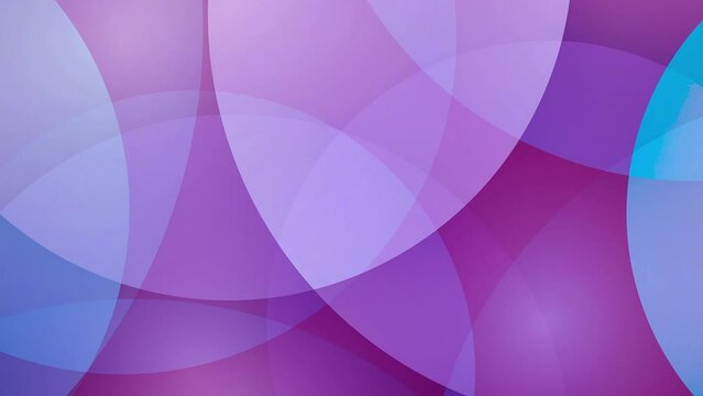 Soft purple circles abstract futuristic glowing motion background - Loopable - stock video