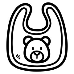 bib line icon style