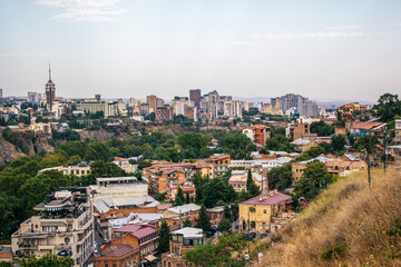 Naklejka premium view of the city