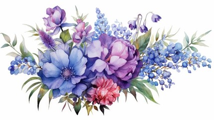 An Exquisite and Classic Bouquet of Peonies. AI generated