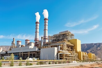 Industrial power plants AI Generated