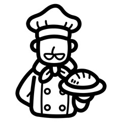 chef line icon style