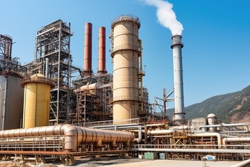 Industrial power plants AI Generated