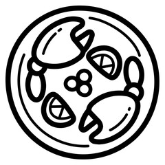 claw line icon style