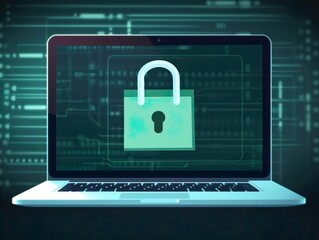 IT Security - Laptop Display with Lock