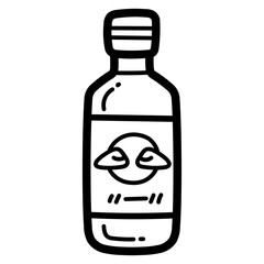 energy drink line icon style