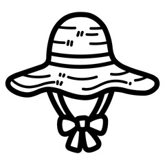 hat line icon style