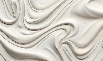  a white background with a wavy pattern of liquid or liquid liquid flowing down the side of it, creating a wavy, flowing, flowing pattern.  generative ai