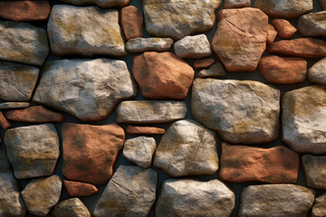Texture of tiles of stone, Stones. Generative Ai, Ai.